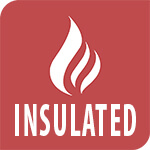 Atèrmic -no certificat- que protegeix d'altes temperatures durant uns minuts.